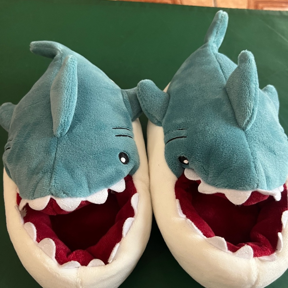 Shark Plush Slippers